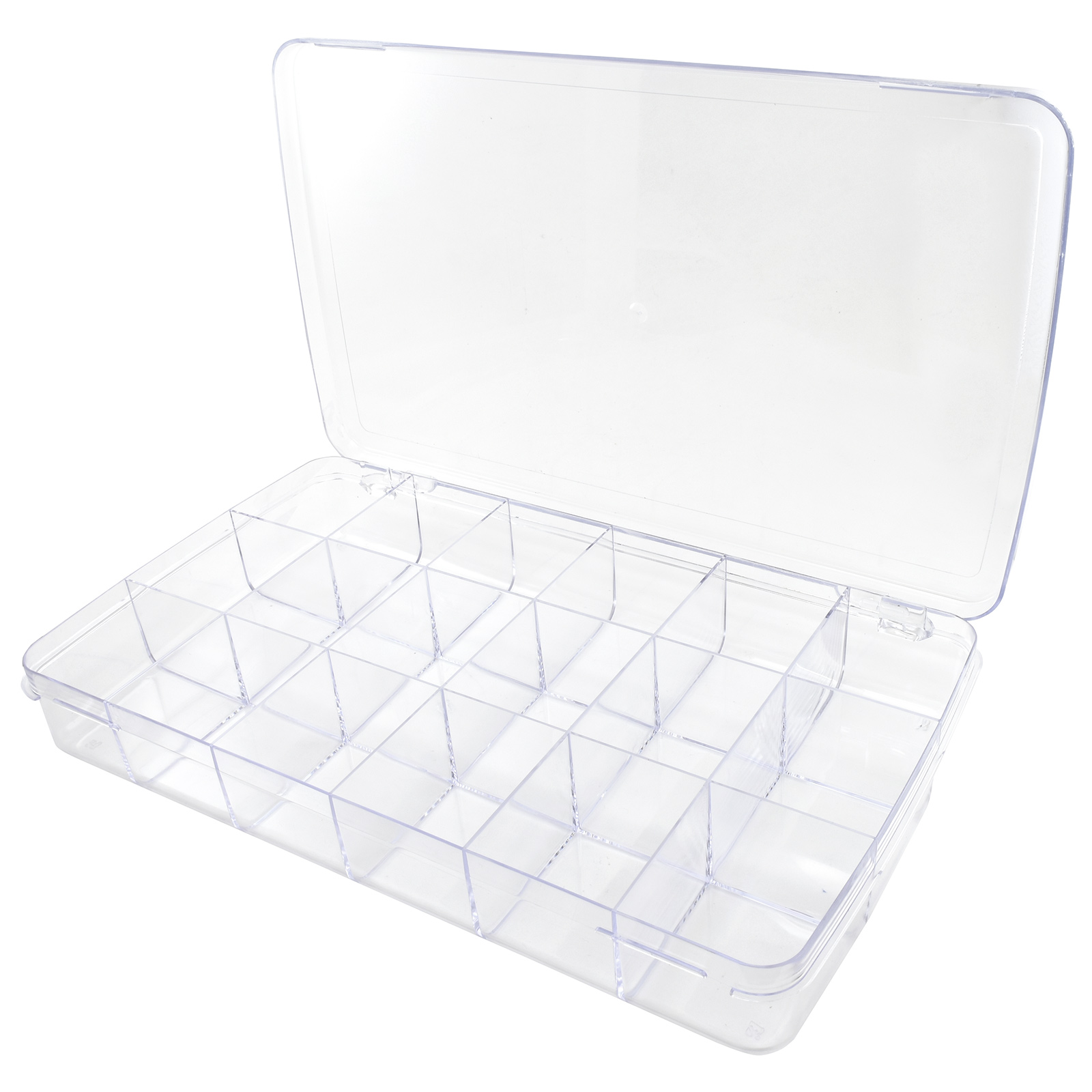 Kendo 90225 Plastic Organizer Box 18 COMPARTMENTS